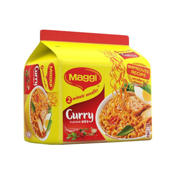 Maggi Instant Noodles Curry (5 Packs x 79g)