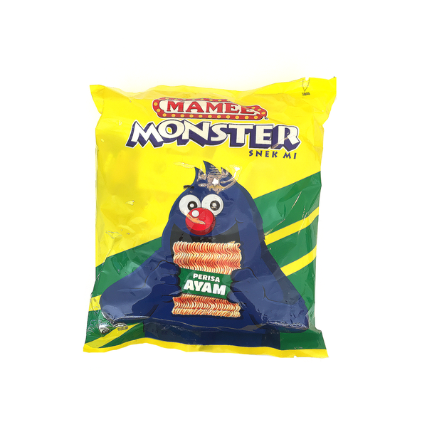 Mamee Monster Noodle Snack Original Chicken Flavour (25g x 8 Packs)