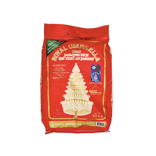 Royal Umbrella Thai Jasmine Rice Whole (10kg)