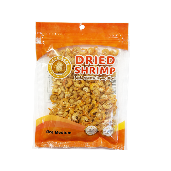Asean Seas Dried Shrimps Medium Size (100g)
