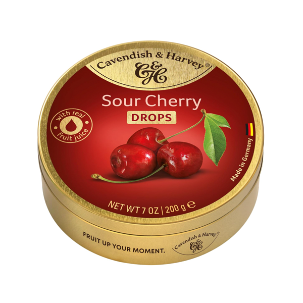 Cavendish & Harvey Sour Cherry Flavoured Candy 200g