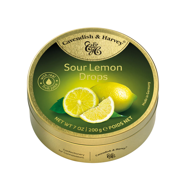 Cavendish & Harvey Sour Lemon Flavoured Candy 200g