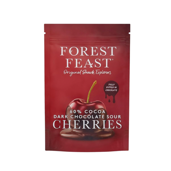 Forest Feast 60% Cocoa Dark Chocolate Sour Cherries 120g