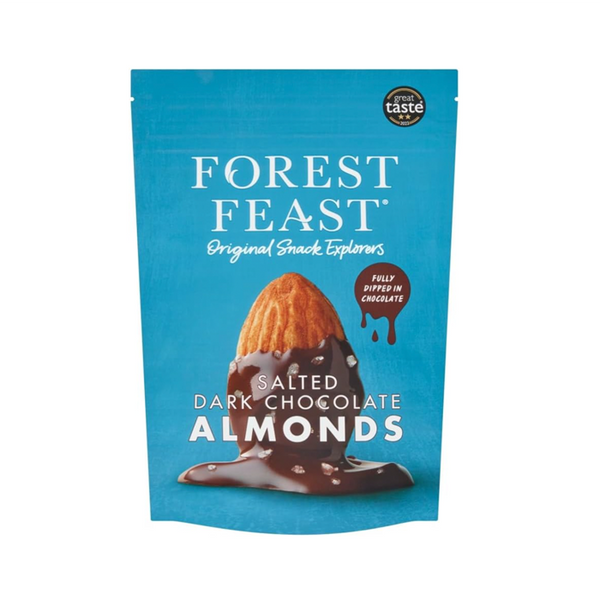 Forest Feast Salted Dark Chocolate Almonds 120g