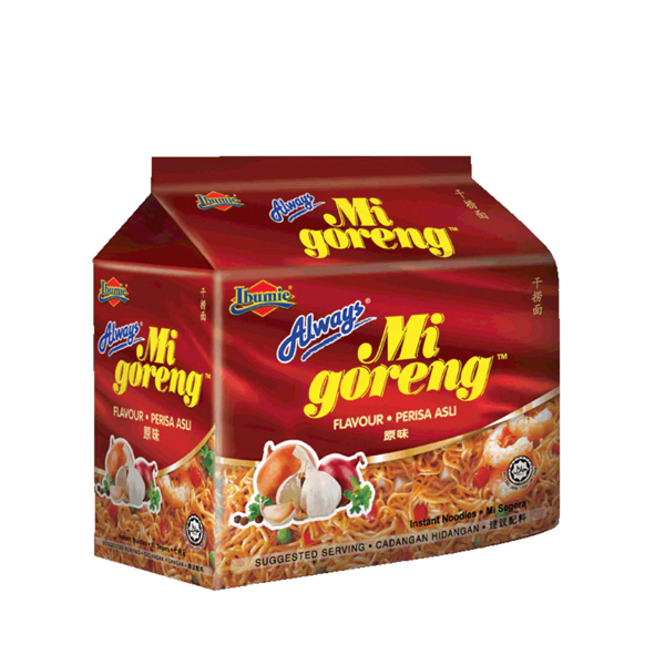 Ibumie Always Mi Goreng Asli (5 Packs x 80g)