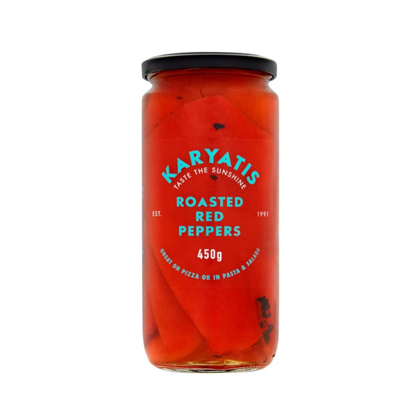 Karyatis Flame Roasted Red Peppers (450g)
