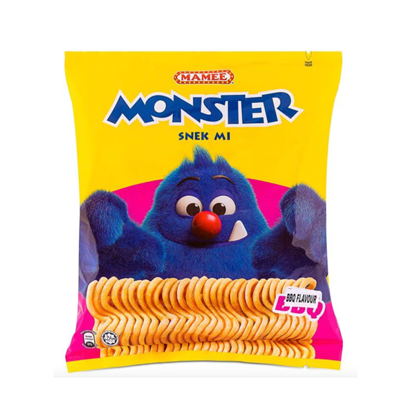 Mamee Monster Noodle Snack BBQ (25g x 8 Packs)