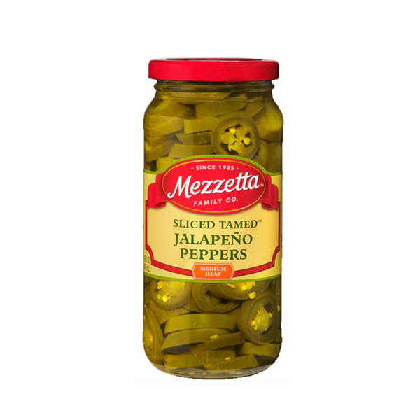 Mezzetta Sliced Tamed Jalapeño Peppers (425g)