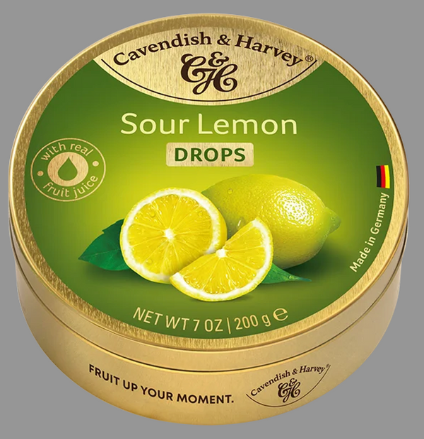 Cavendish & Harvey Sour Lemon Flavoured Candy 200g