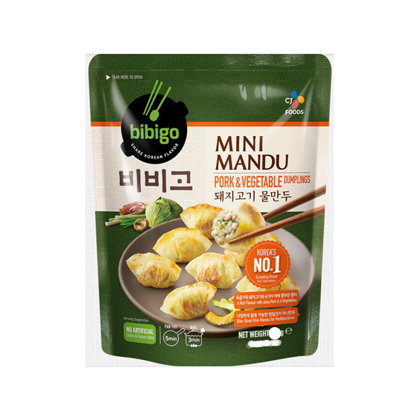 Bibigo Korean Pork & Vegetable Wonton Style Dumpling (1kg)