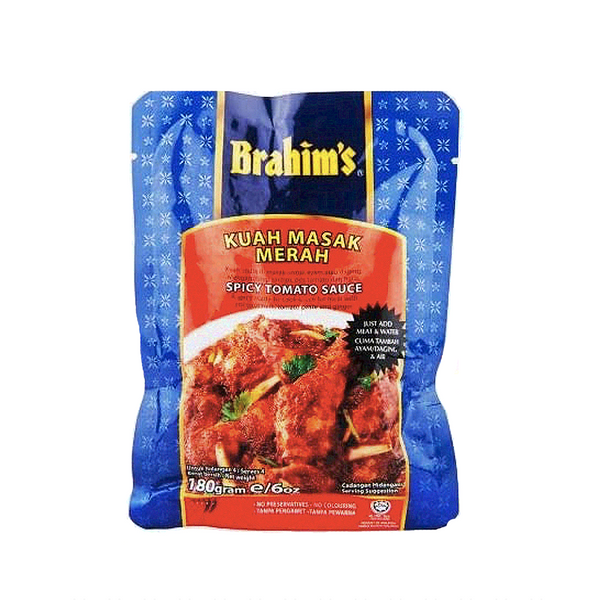 Brahim's Spicy Tomato Sauce (Kuah Masak Merah) (180g)