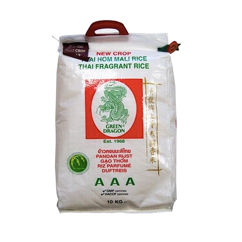 Green Dragon Thai Hom Mali Fragrant Jasmine Rice (10kg) – Food Sanctuary