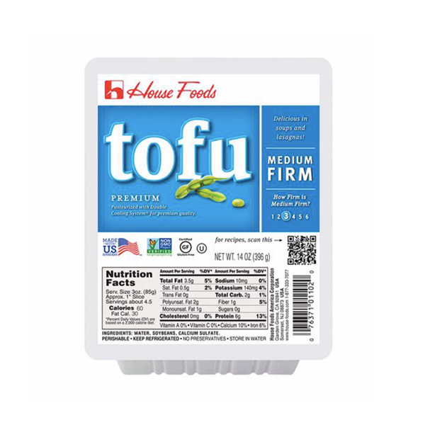 House Foods Premium Tofu Medium Firm (396g)