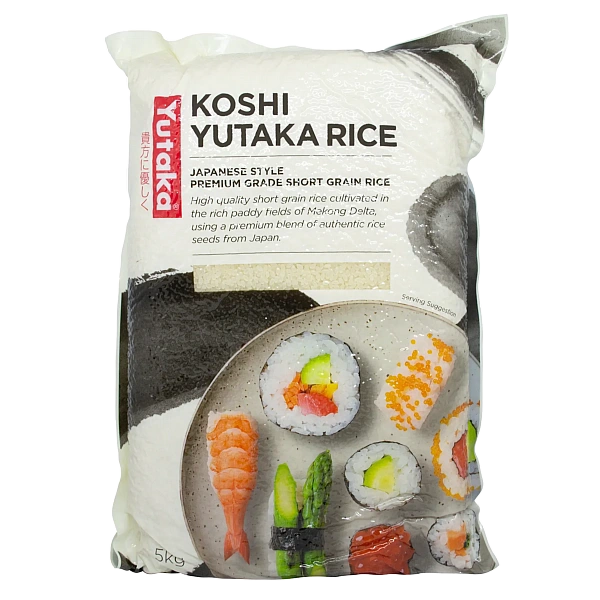 Koshi Yutaka Premium Sushi Rice 5kg – Food Sanctuary