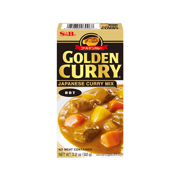 S&B Golden Curry Japanese Curry Mix - Hot (92g)