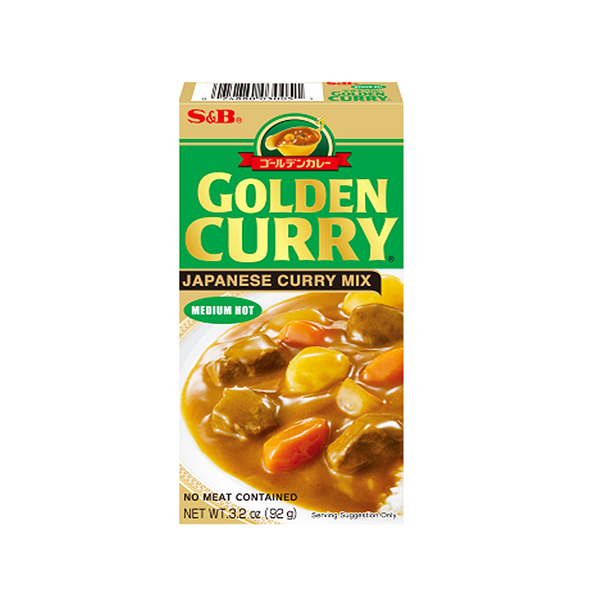 S&B Golden Curry Japanese Curry Mix - Medium Hot (92g)