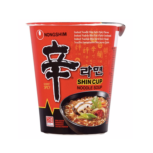 Nong Shim Spicy Shin Ramen, Small (68g)