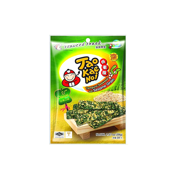 Tao Kae Noi Tempura Seaweed With Sesame Grain Original Flavour (39g)